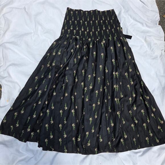 Free People Rowena Covertible Maxi Skirt Sz Med - Picture 10 of 11